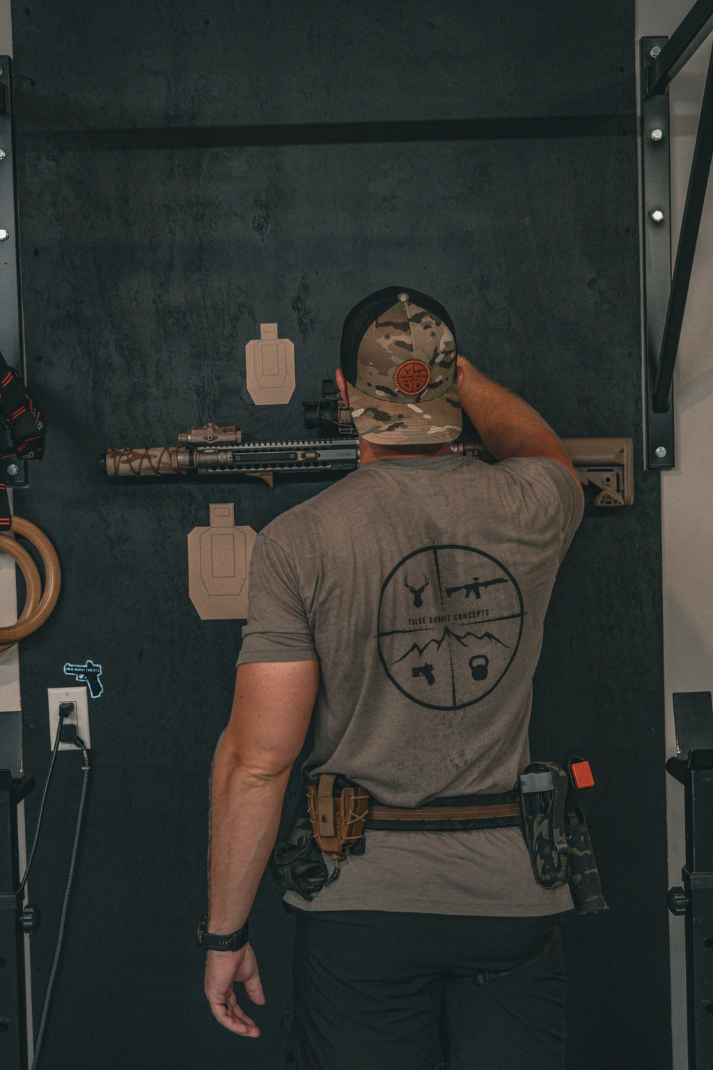 IPSC dry fire target SET
