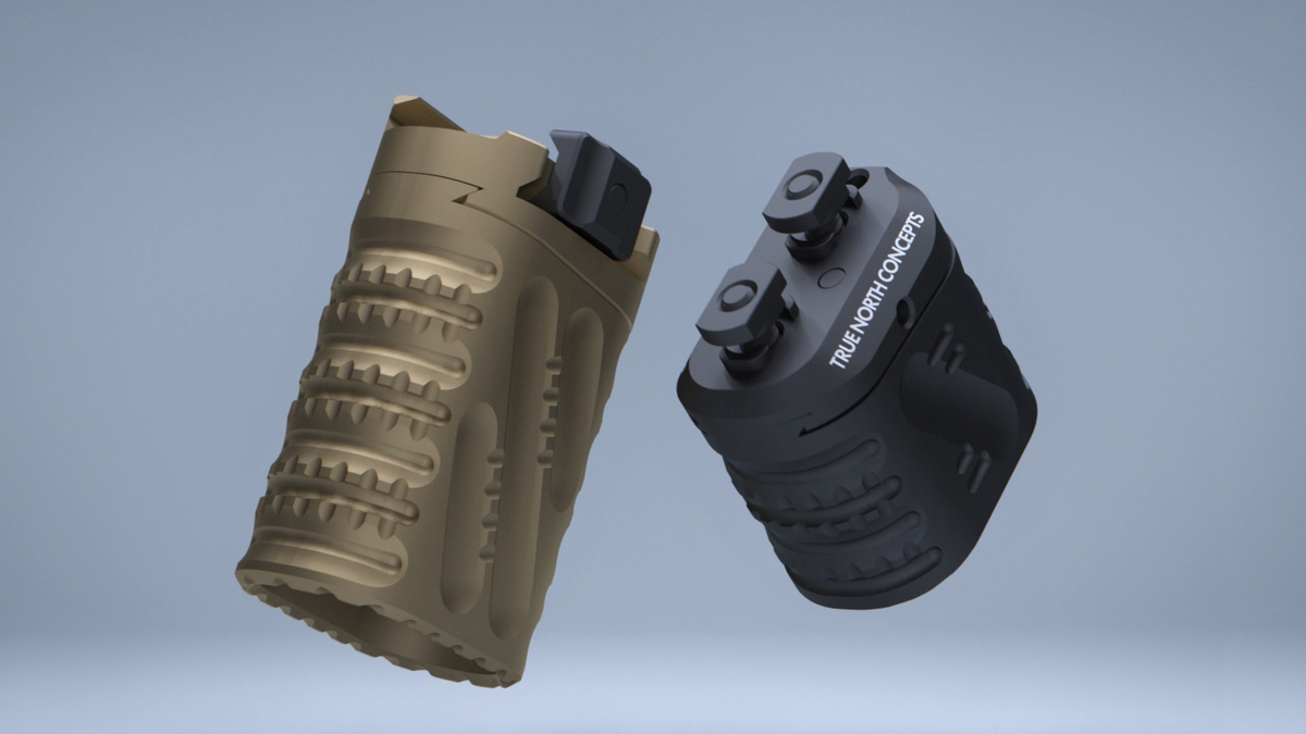 Zero-8 Multi-Angle Grip V2, Aluminum, S size, MLok Interface
