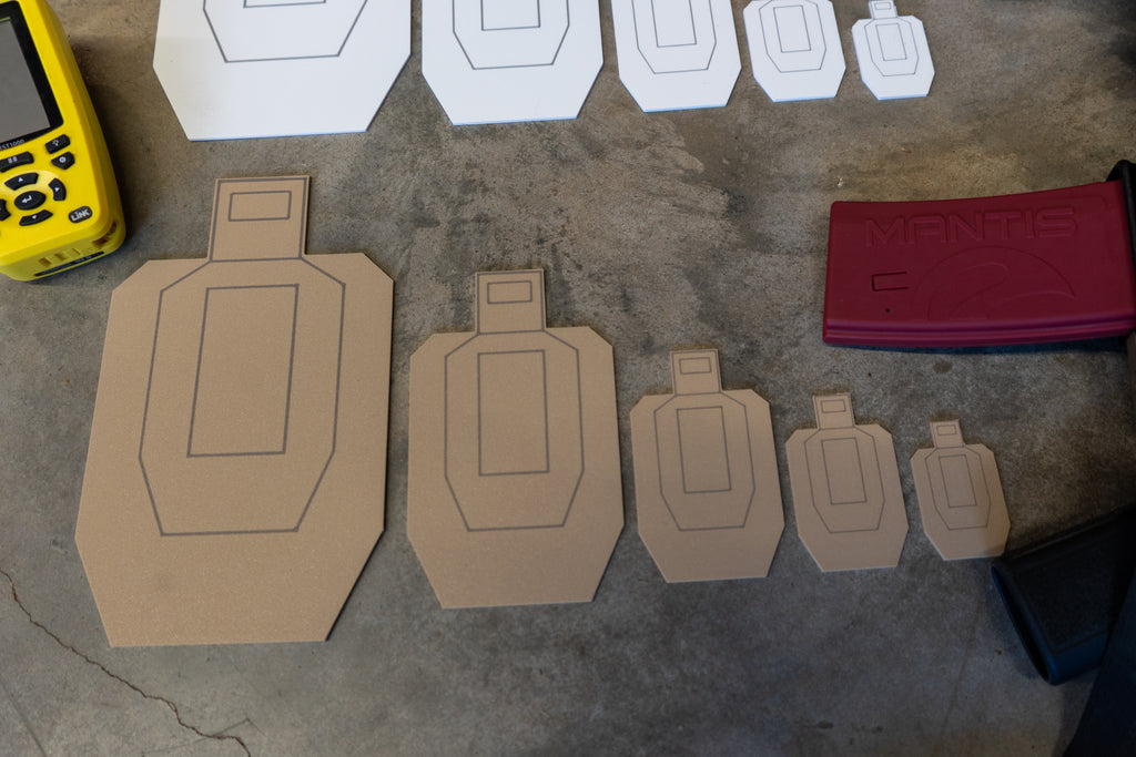 IPSC dry fire target SET