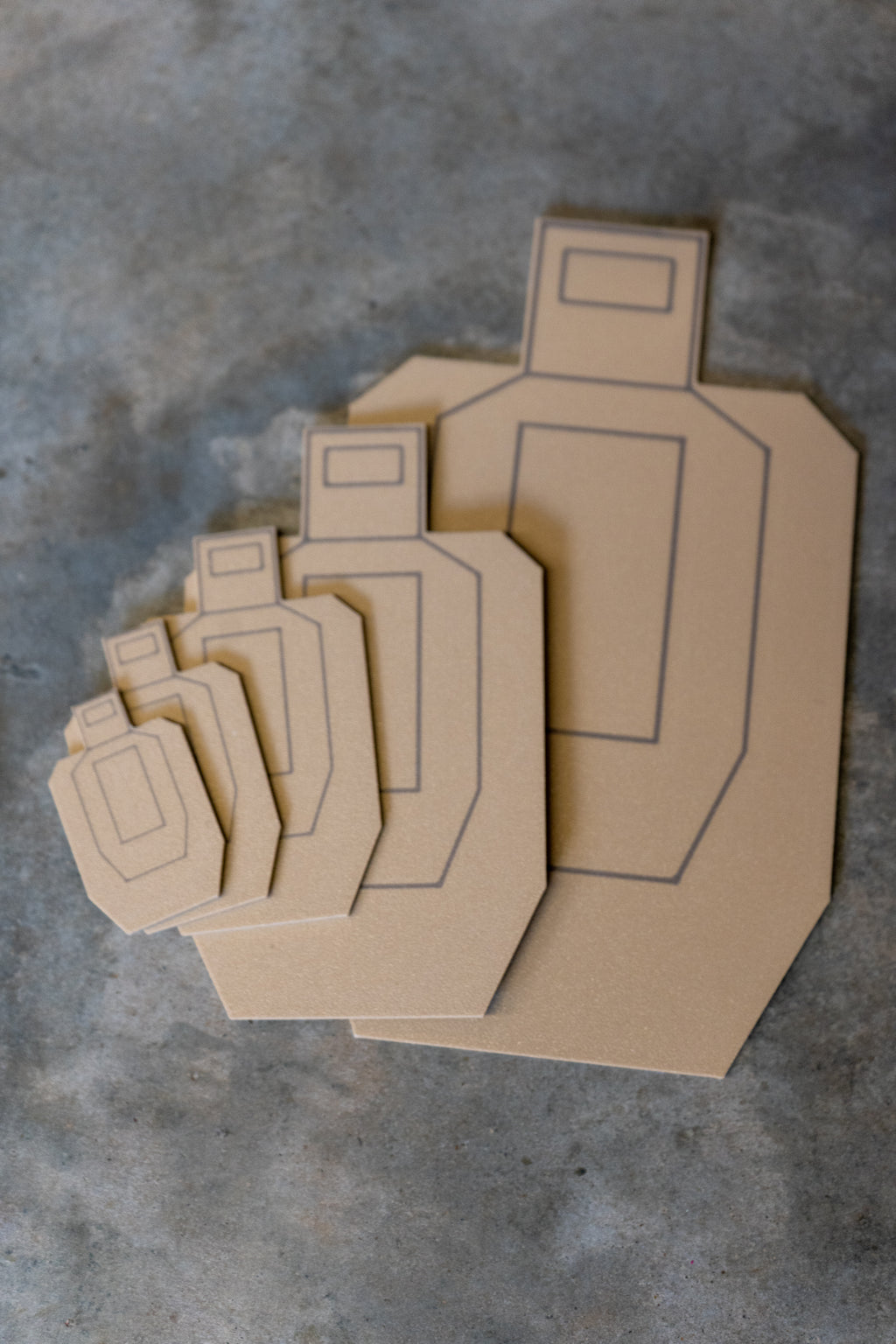 IPSC dry fire target SET