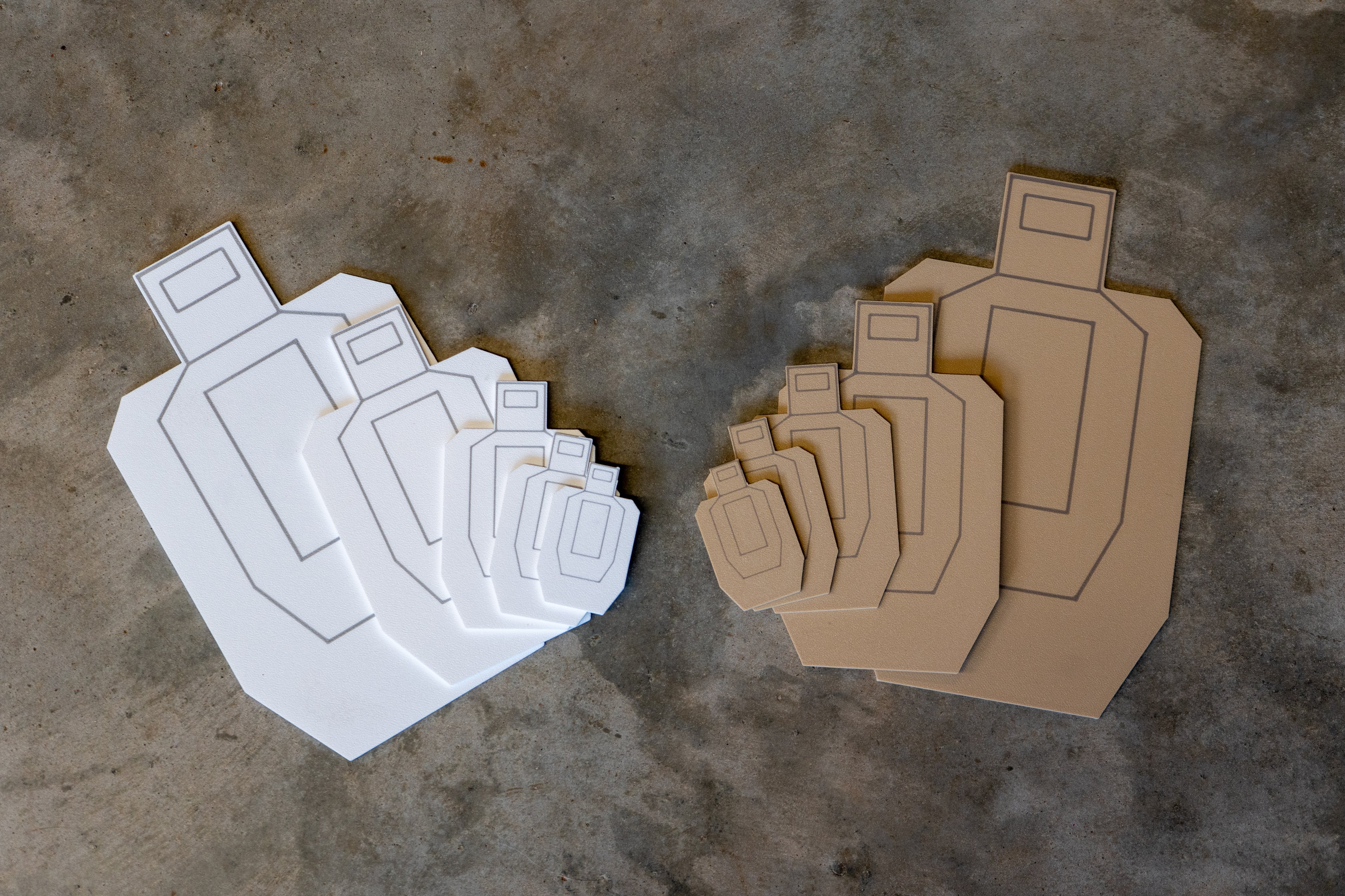 IPSC dry fire target SET