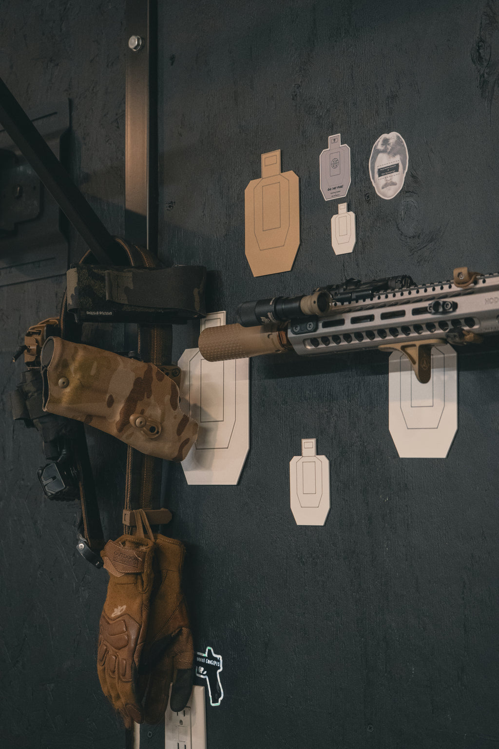IPSC dry fire target SET