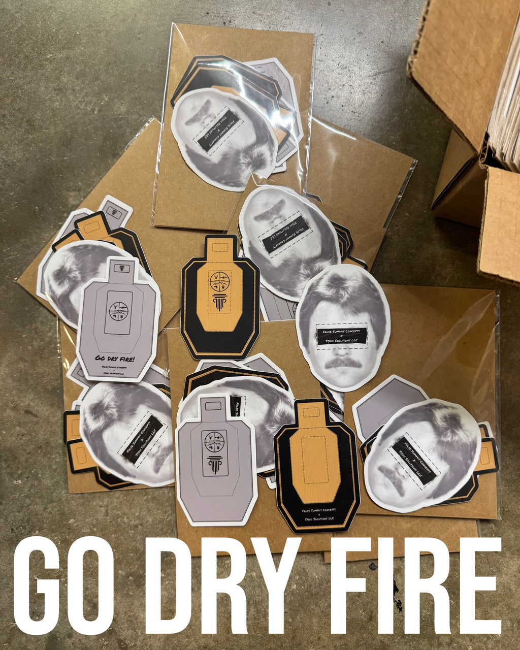 GO DRY FIRE sticker pack