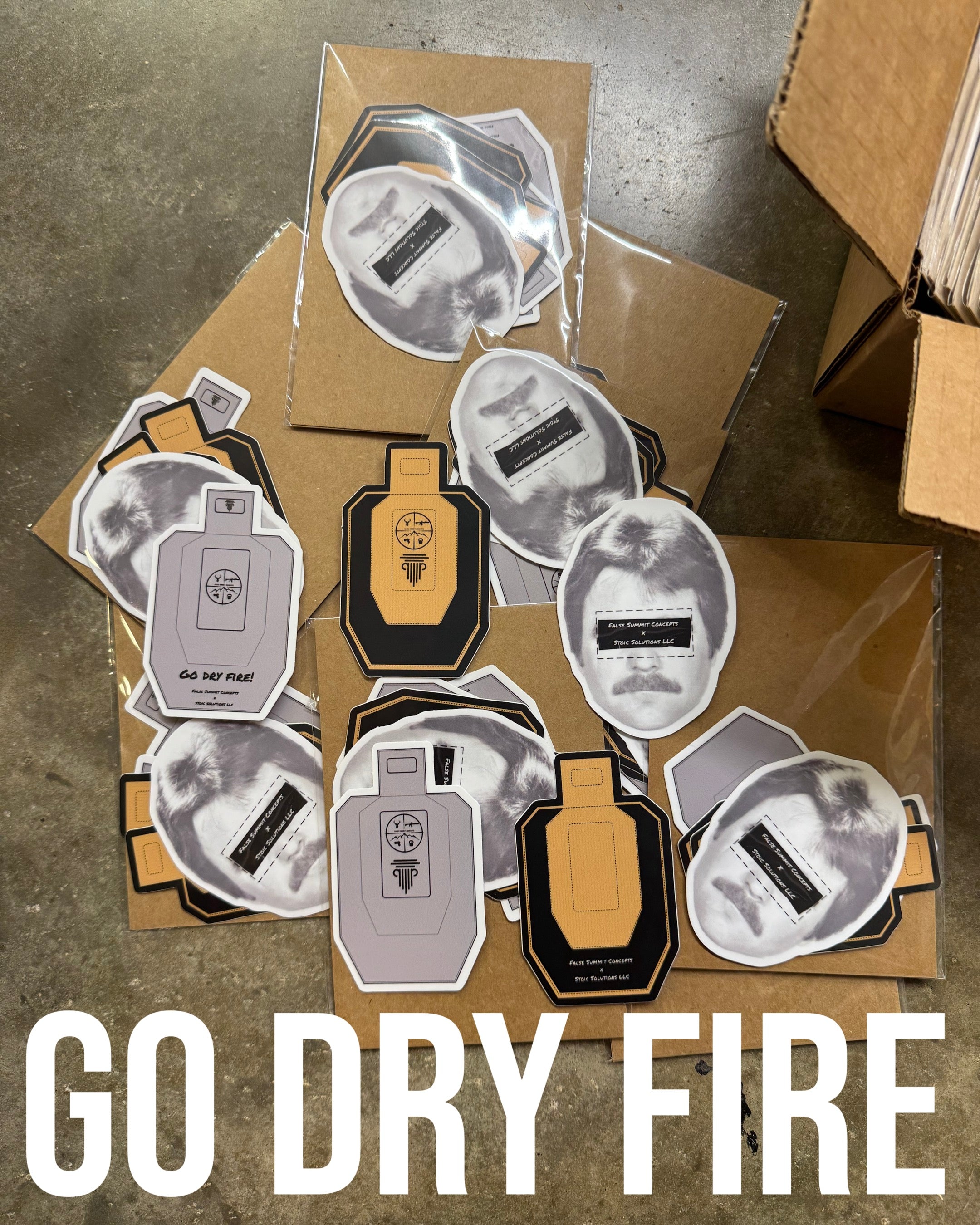 GO DRY FIRE sticker pack